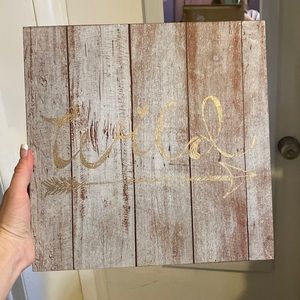 Home decor sign “wild”